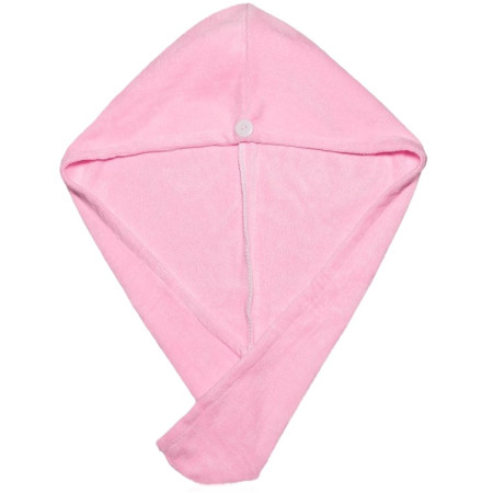 Рушник для волосся BrushArt Home Salon Hair Towel рожевий