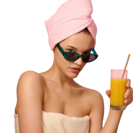 Рушник для волосся BrushArt Home Salon Hair Towel рожевий