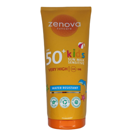 Сонцезахисне молочко Zenova Suncare Kids Sun Milk Sensitive SPF 50 для дітей 200 мл