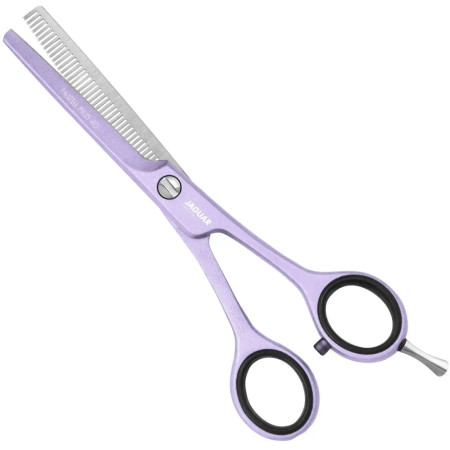 Ножиці для стрижки філірувальні Jaguar White Line Pastell Plus Offset 40 Lavender 5,5