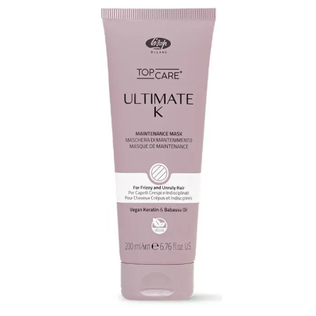 Дисциплінуюча маска Lisap Ultimate K Maintenance Mask 200 мл