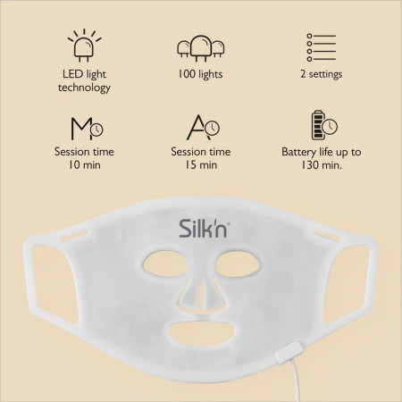 Світлодіодна маска Silk'n Facial LED Mask 100 