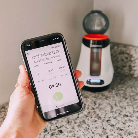 Підігрівач пляшечок Baby Brezza Safe + Smart Bottle Warmer з функцією Bluetooth