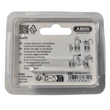 Замок навісний кодовий ABUS Padlock 724/30
