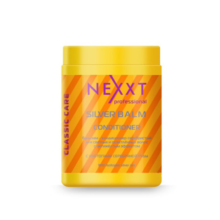 Бальзам-кондиціонер Nexxt Professional сріблястий для світлого та сивого волосся 1000 мл