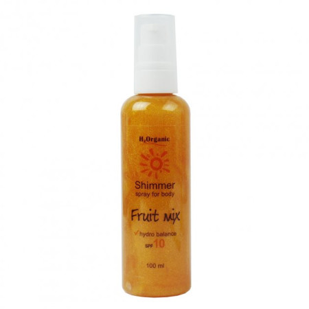 Шиммер для тела H2organic Shimer Spray For Body Fruit Mix SPF-10 100 мл