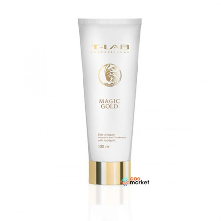 Интенсивный крем-уход T-Lab Professional Styling Line Magic Gold для ослабленных волос с молекулами золота 130 мл