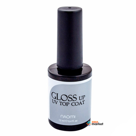 Топове покриття Naomi Gel Gloss Up Top 12 мл