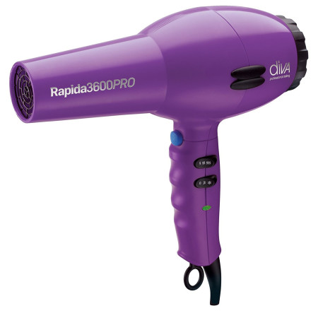 Фен для волосся Diva D121 Rapida 3600 Purple