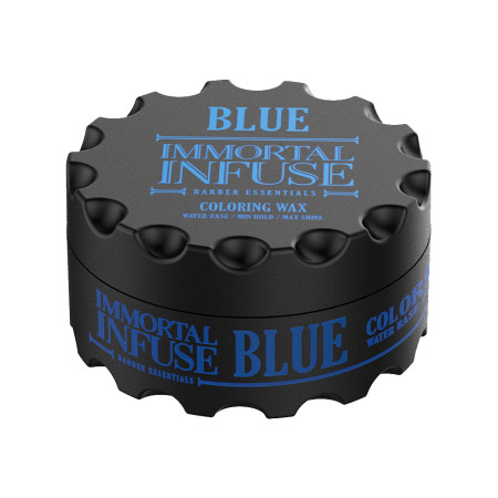 Синій кольоровий віск для волосся Immortal Blue coloring wax 100 мл