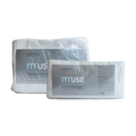 Рушник одноразовий Estel Professional M`use спанлейс 45х90 см пластом 50 шт