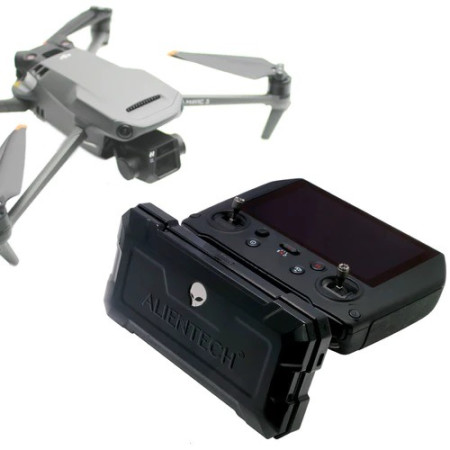Двохдіапазонний підсилювач сигналу антени ALIENTECH DUO II для DJI + кріплення для пульта (2,4G/5,8G)