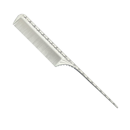 Гребінець YSPark YS G11 Guide Сomb з хвостиком з розміткою білий