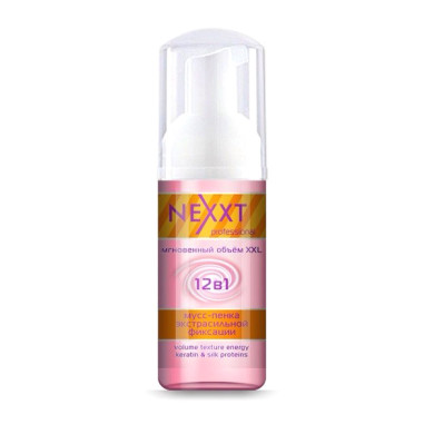 Мус-пінка NEXXT Professional Volume Texture Energy для об'єму та екстрасильної фіксації волосся 150 мл (4381021003871)