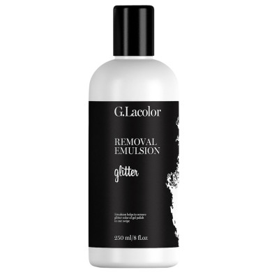 Засіб для зняття гель-лаку G.La color Removal Emulsion Glitter 250 мл