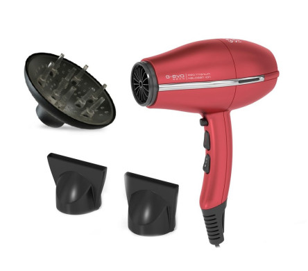 Фен для волосся Ga.Ma A11.UL3800DCHAL.RS G-Evo Ultra Light Halogen Ion