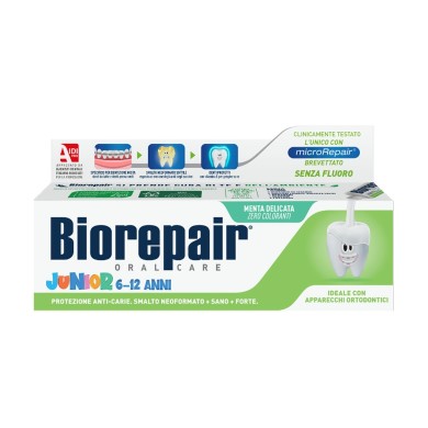 Дитяча зубна паста Biorepair Джуніор від 6 до 12 років 75 мл (8017331054093)