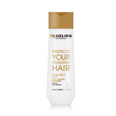 Шампунь Luxliss Keratin Deep Cleansing, що очищає на основі кератину 250 мл