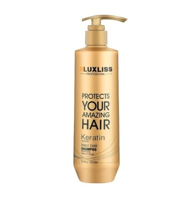 Шампунь Luxliss Keratin Daily Care кератиновий для домашнього догляду 500 мл