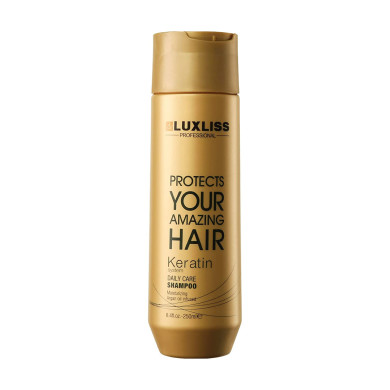 Шампунь Luxliss Keratin Daily Care кератиновий для домашнього догляду 250 мл