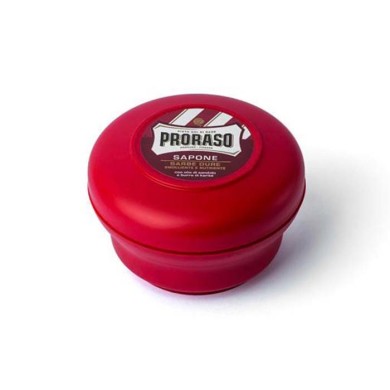 Мило для гоління Proraso Red Line Emollient для твердої щетини з маслом ши 150 ml