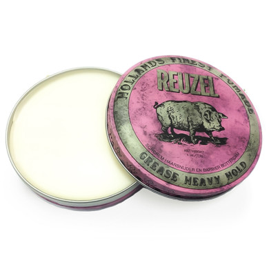 Помада для волосся Reuzel Pink Heavy Hold Grease 113 мл (REU009)