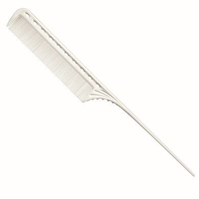 Гребінець YSPark YS 111 Tail Comb з хвостиком білий