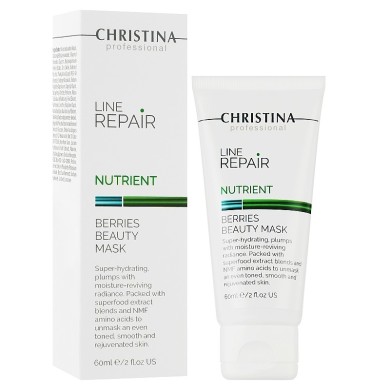 Зволожуюча маска для обличчя Christina Line Repair Nutrient Berries Beauty Mask з ягодами 60 мл (CHR866)