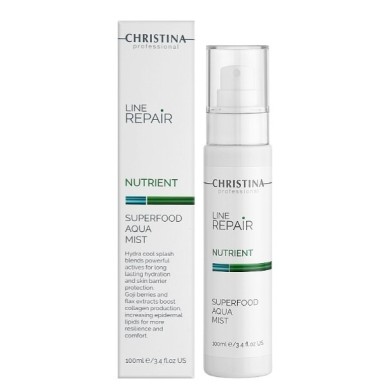 Освіжаючий спрей для обличчя Christina Line Repair Nutrient Superfood Aqua Mist із суперфудами 100 мл (CHR870)
