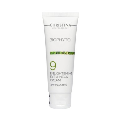 Крем для шкіри навколо очей та шиї Christina Bio Phyto-9 Enlightening Eye and Neck Cream Освітлюючий 75 мл