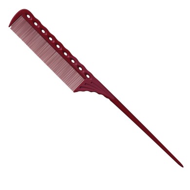 Гребінець YSPark YS 115 Tail Comb з хвостиком червоний
