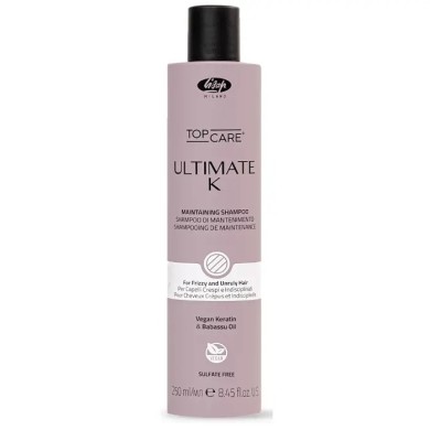 Дисциплінуючий шампунь Lisap Ultimate K Maintaining Shampoo 250 мл