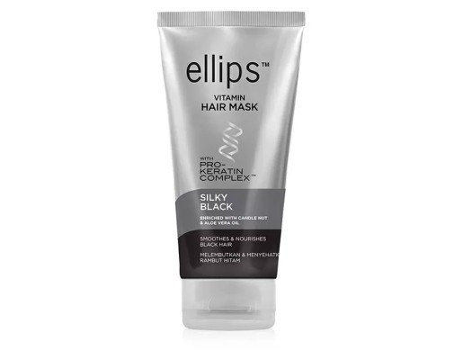 Маска для волосся Ellips Vitamin Hair Mask Silky Black Шовкова Ніч із Про-Кератиновим комплексом 120 г