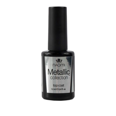 Топове покриття Naomi Metallic Top Coat 12 мл