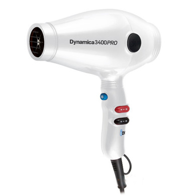 Фен для волосся Diva D150W Chromatix Dyamica 3400 Metallic White