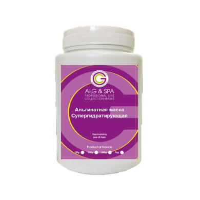 Альгінатна маска Alg & Spa Супергідратуюча для обличчя та тіла 1 кг