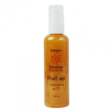Шиммер для тела H2organic Shimer Spray For Body Fruit Mix SPF-10 100 мл