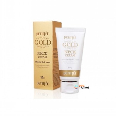 Крем для шиї та декольте із золотом Petitfee Gold Neck Cream 50 г