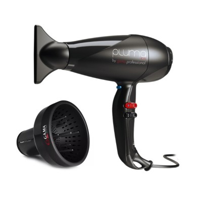 Фен для волосся Ga.Ma Pluma Compact Ion чорний (A11.COMPACTION.SENR)