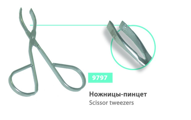 Пінцет-ножиці SPL 9797