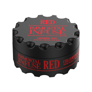 Червоний кольоровий віск для волосся Immortal Red coloring wax 100 мл
