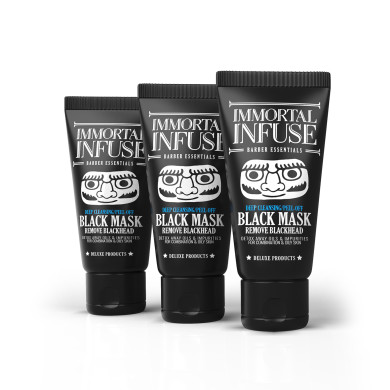 Чорна маска Immortal Infuse Peel-off black mask для пілінгу 150 мл