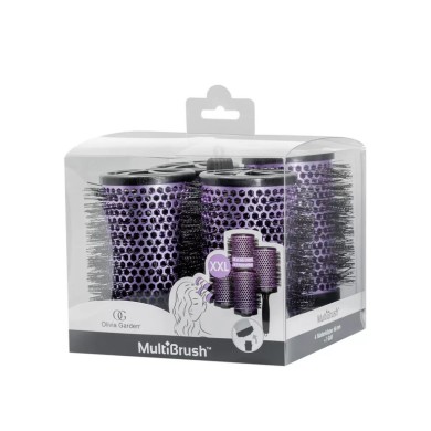 Набір брашингів Olivia Garden MultiBrush One Size Kit XXL 66 мм 4 шт зі знімною ручкою в комплекті (OGBMBOSK66XXL)