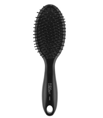 Щітка для укладання Eurostil Big Curvy Brush масажна чорна (03202)
