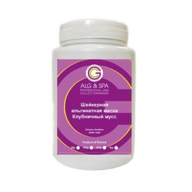Шейкерна Альгінатна маска Alg & Spa полуничний мус 200 г (3037000720208)