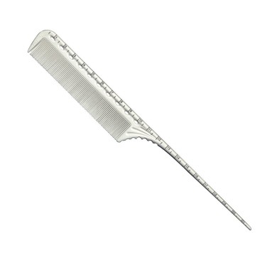 Гребінець YSPark YS G11 Guide Сomb з хвостиком з розміткою білий