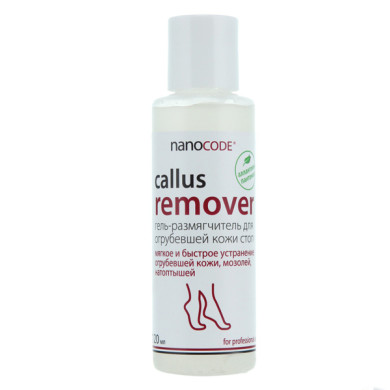 Гель-розм'якшувач Nanocode Callus Remover з Алантоїном та Пантенолом 120 мл