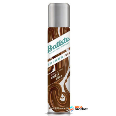 Сухой шампунь Batiste Dry Shampoo Plus Divine Dark 200 мл